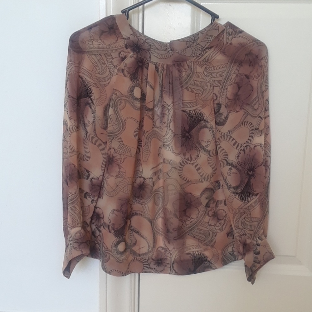 Topshop, open back blouse